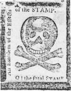 American newspapers reacted to the Stamp Act with anger and predictions of the demise of journalism.