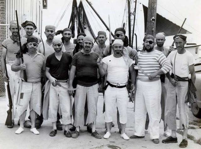 The original participants of the Beaufort Pirate Invasion in 1960